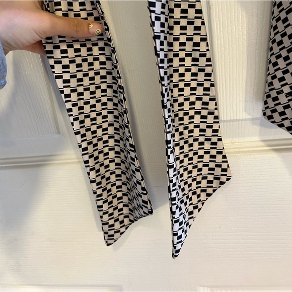 Dynamite Checkered Top with Tie - Picture 6 of 10
